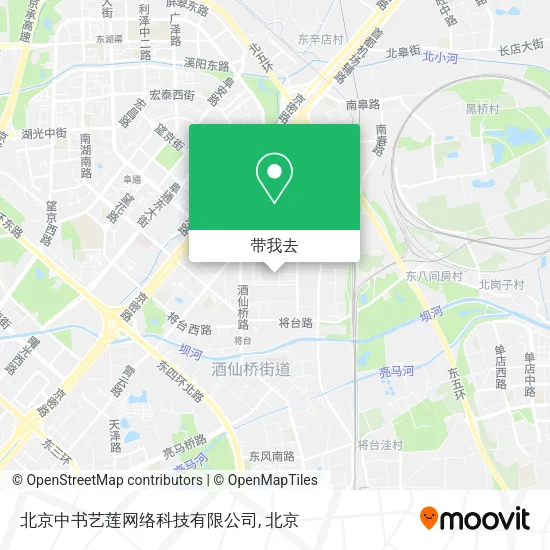 北京中书艺莲网络科技有限公司地图