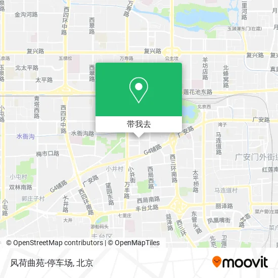 风荷曲苑-停车场地图