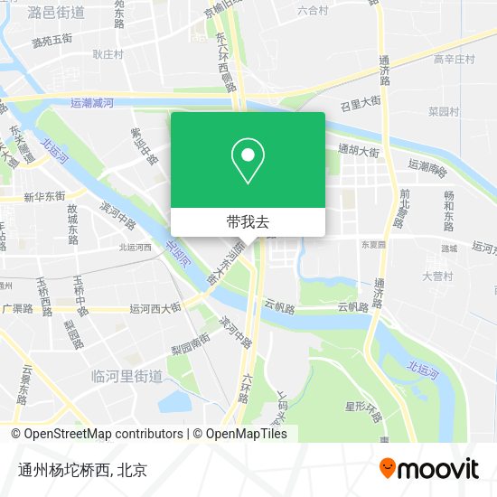 通州杨坨桥西地图