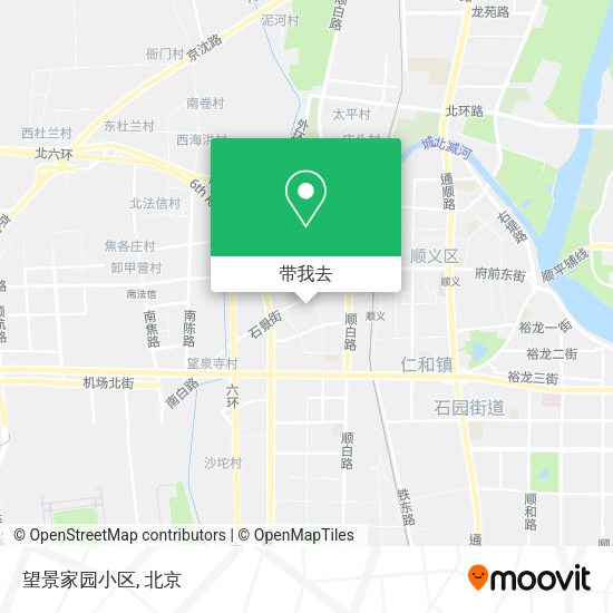 望景家园小区地图