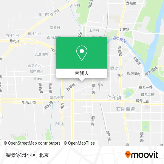 望景家园小区地图
