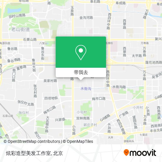 炫彩造型美发工作室地图