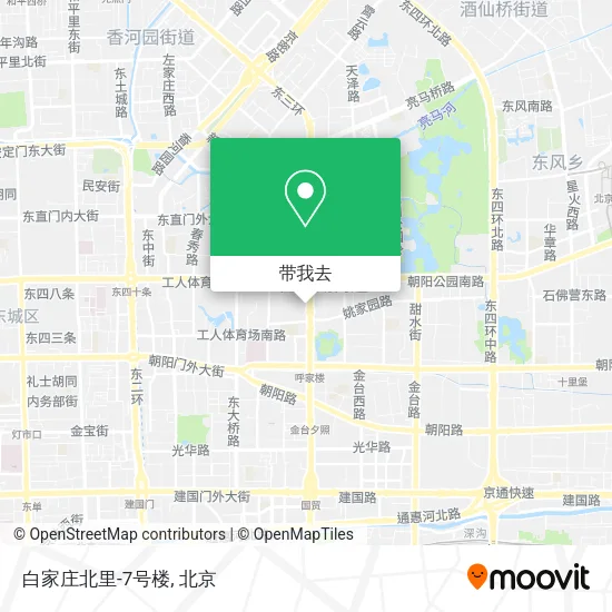 白家庄北里-7号楼地图