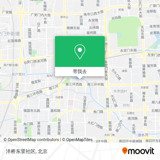 洋桥东里社区地图