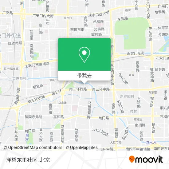 洋桥东里社区地图