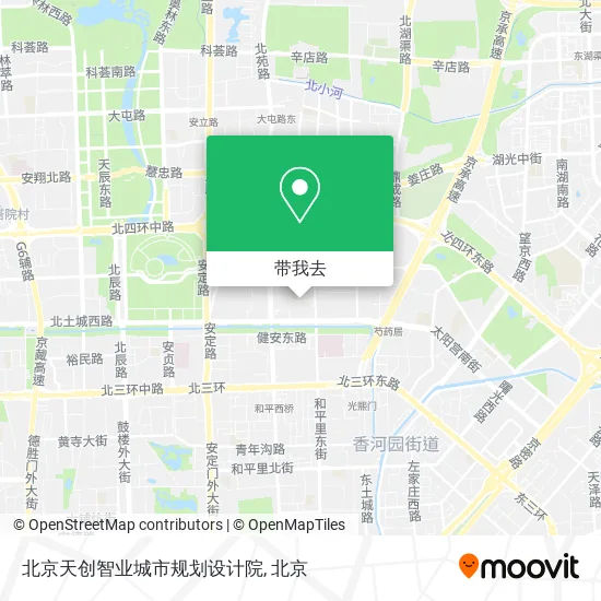北京天创智业城市规划设计院地图
