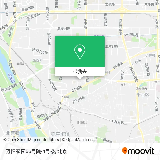 万恒家园66号院-4号楼地图