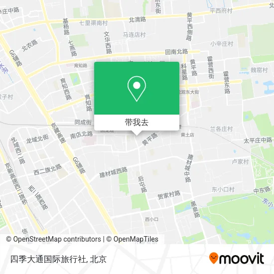 四季大通国际旅行社地图