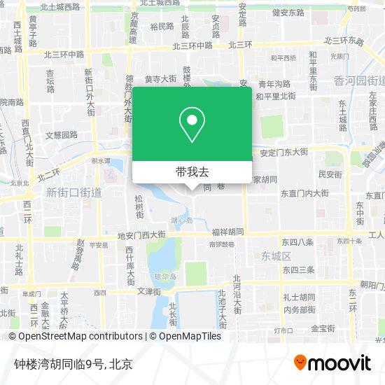 钟楼湾胡同临9号地图