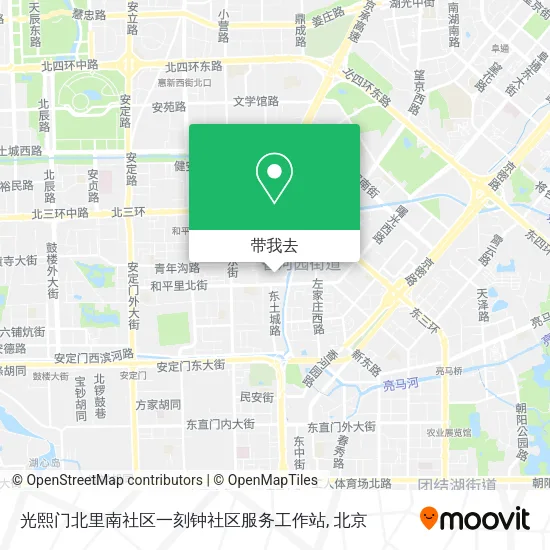 光熙门北里南社区一刻钟社区服务工作站地图