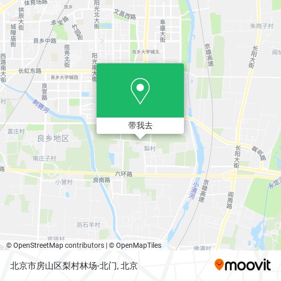 北京市房山区梨村林场-北门地图