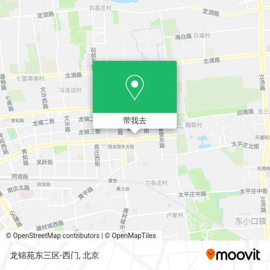 龙锦苑东三区-西门地图