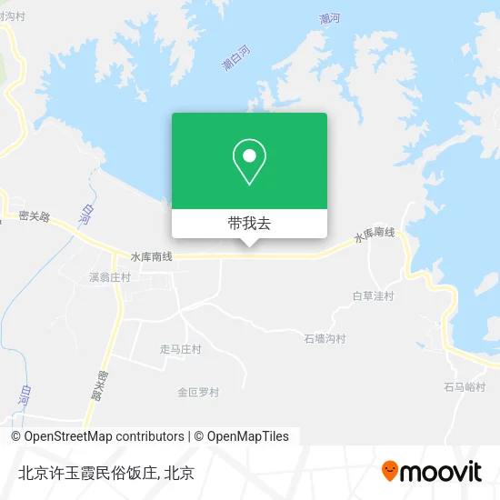 北京许玉霞民俗饭庄地图