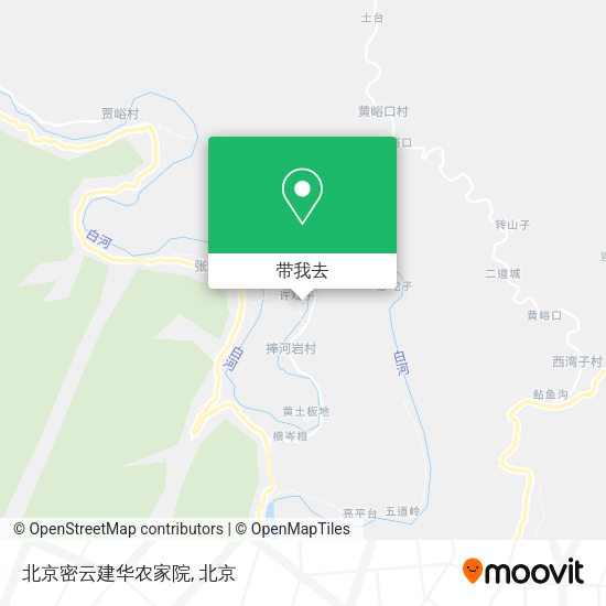 北京密云建华农家院地图
