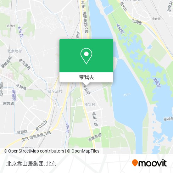 北京靠山居集团地图