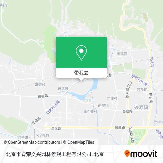 北京市育荣文兴园林景观工程有限公司地图