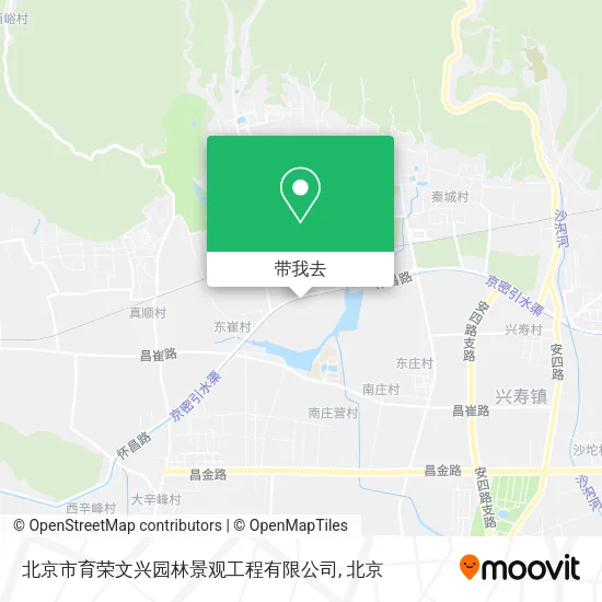 北京市育荣文兴园林景观工程有限公司地图
