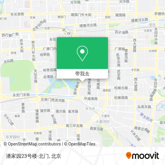 潘家园23号楼-北门地图