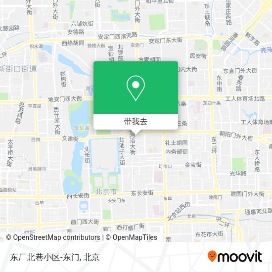 东厂北巷小区-东门地图