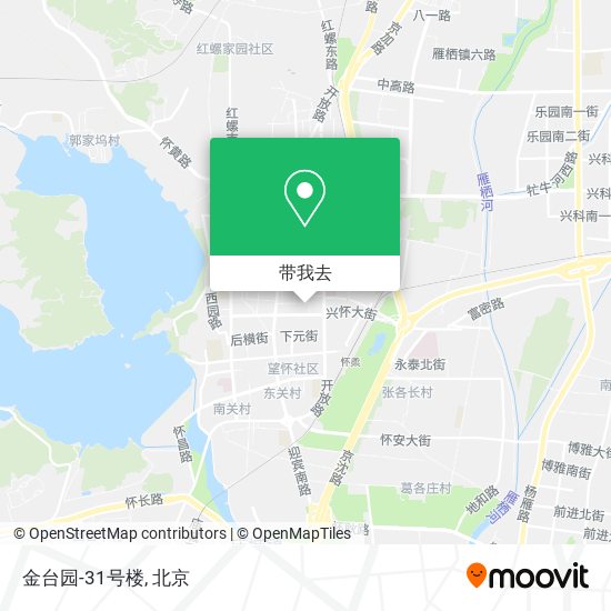 金台园-31号楼地图