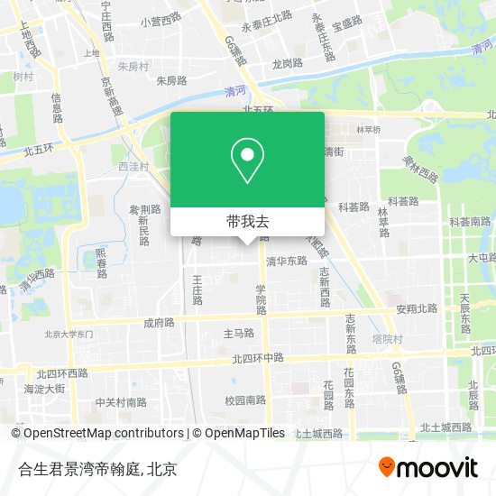合生君景湾帝翰庭地图