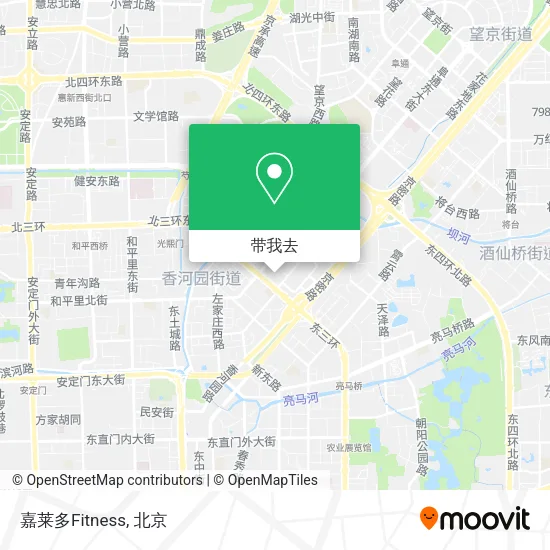 嘉莱多Fitness地图