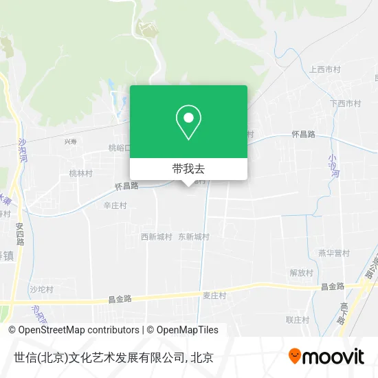 世信(北京)文化艺术发展有限公司地图