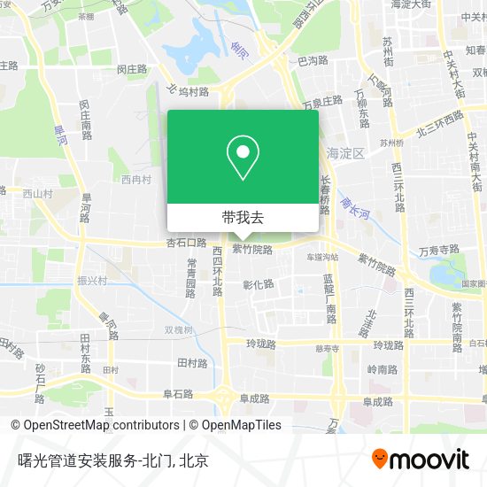 曙光管道安装服务-北门地图