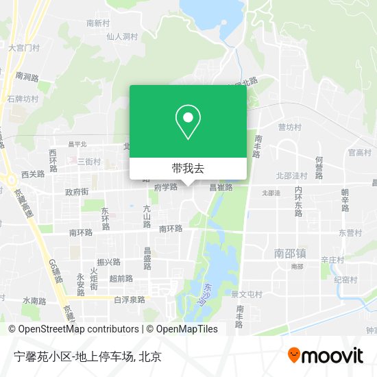 宁馨苑小区-地上停车场地图
