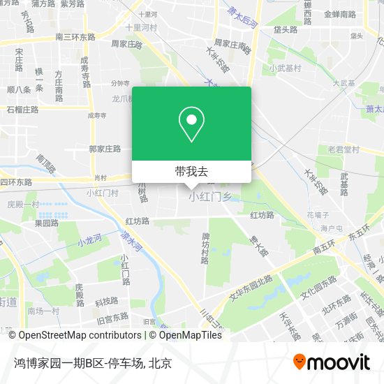 鸿博家园一期B区-停车场地图