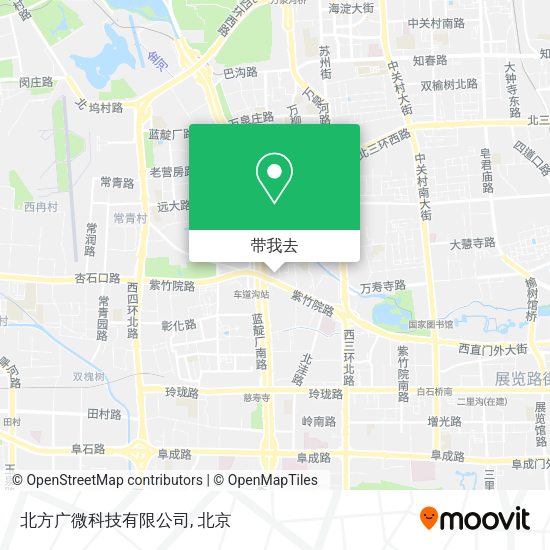 北方广微科技有限公司地图