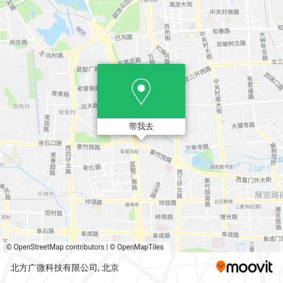 北方广微科技有限公司地图