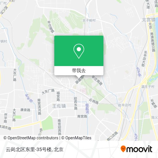 云岗北区东里-35号楼地图