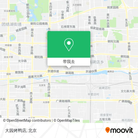 大园烤鸭店地图