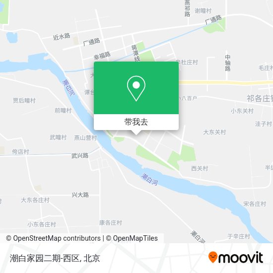 潮白家园二期-西区地图