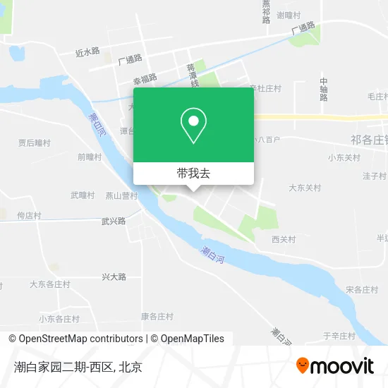 潮白家园二期-西区地图