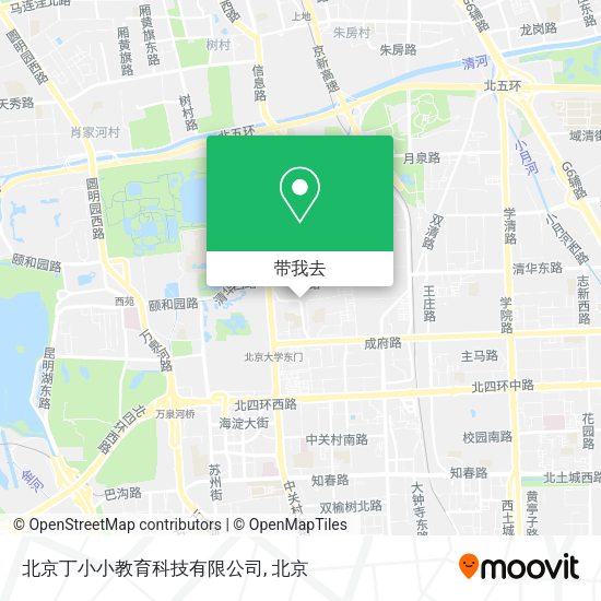 北京丁小小教育科技有限公司地图