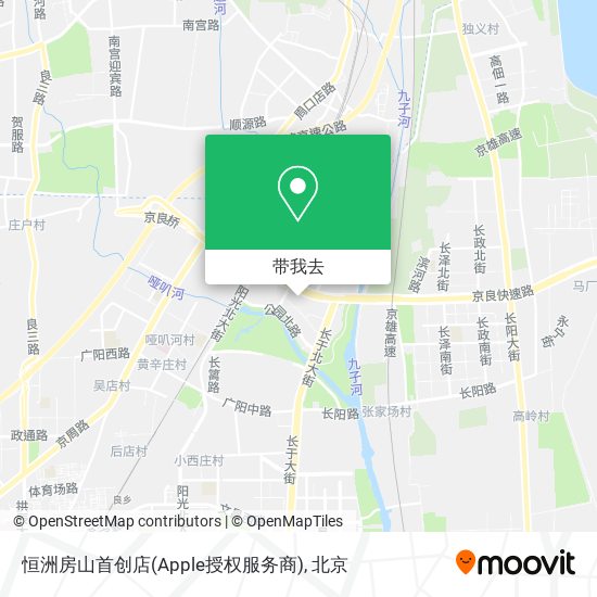 恒洲房山首创店(Apple授权服务商)地图