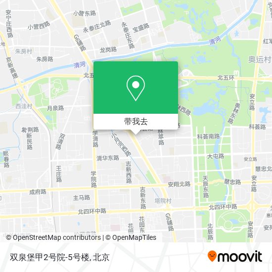 双泉堡甲2号院-5号楼地图