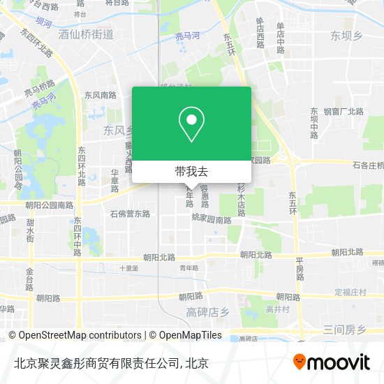 北京聚灵鑫彤商贸有限责任公司地图