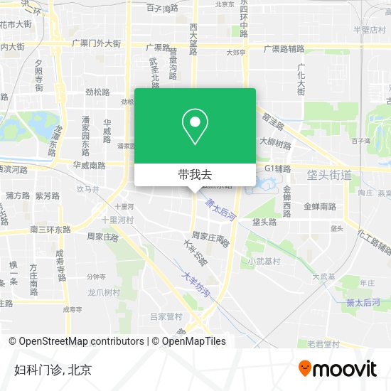 妇科门诊地图