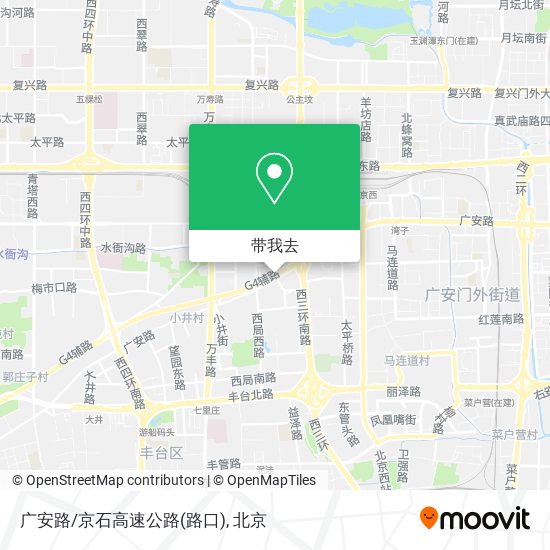 广安路/京石高速公路(路口)地图