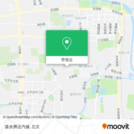 森炎腾达汽修地图