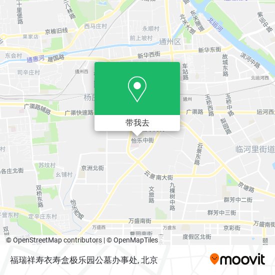 福瑞祥寿衣寿盒极乐园公墓办事处地图