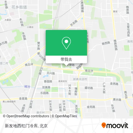 新发地西红门冷库地图