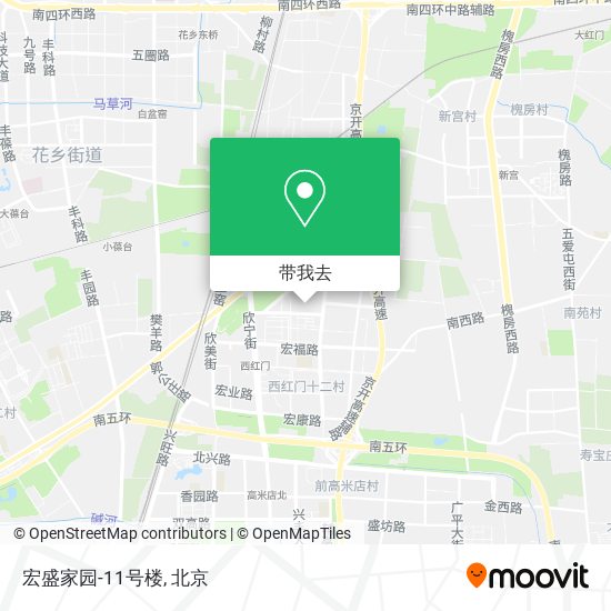 宏盛家园-11号楼地图