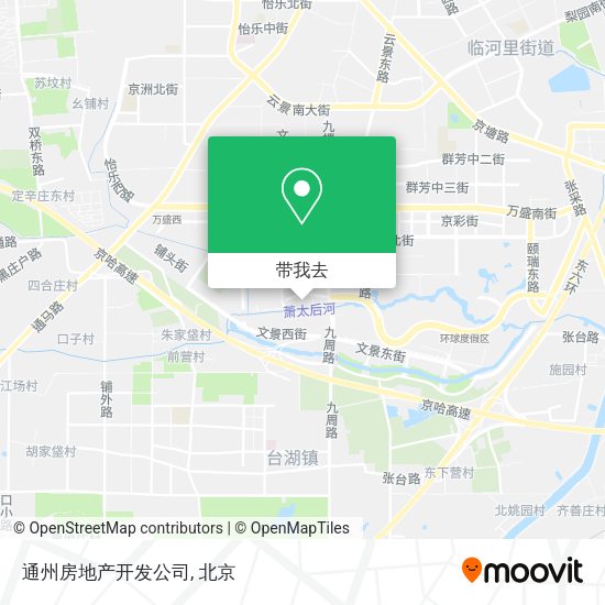 通州房地产开发公司地图