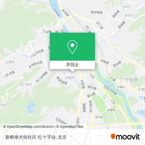 新桥南大街社区-红十字会地图