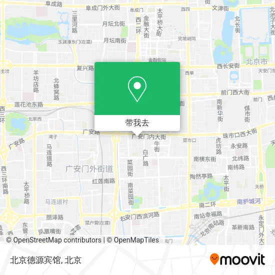 北京德源宾馆地图