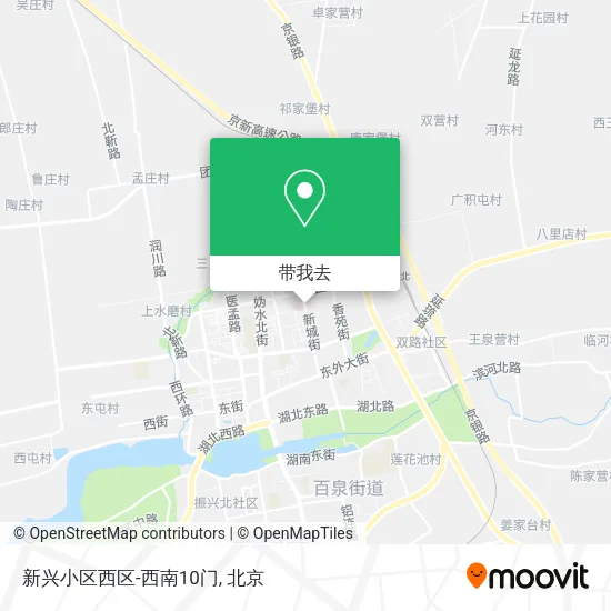 新兴小区西区-西南10门地图